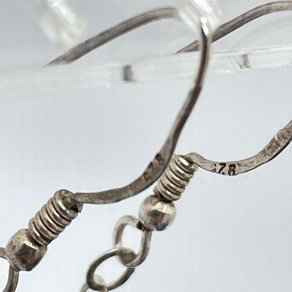 Sterling & Pearl Earrings! - Picture 2 of 3